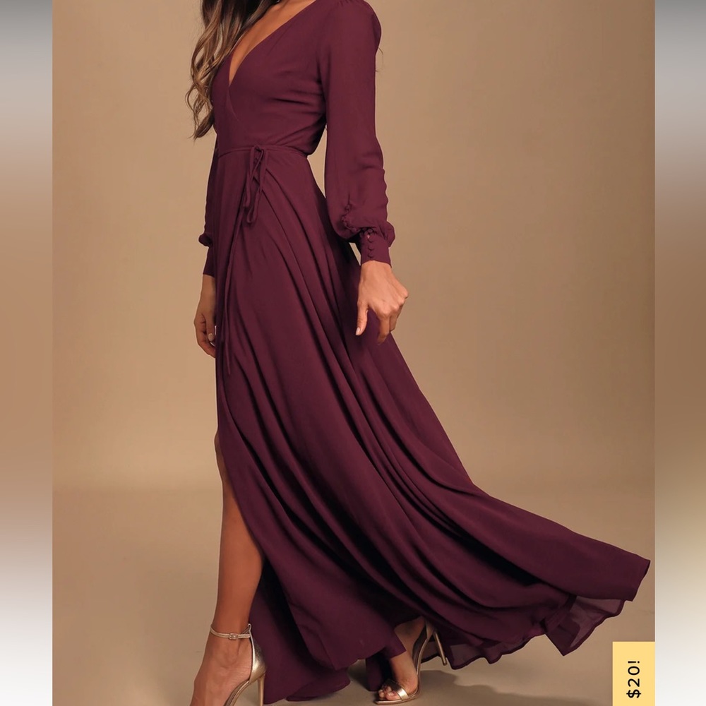 Lulus wrap dress size S